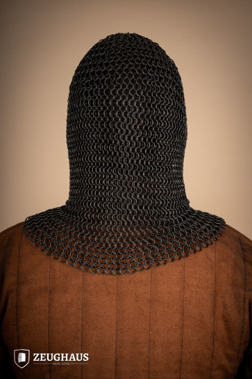 Roundring Chainmail Hood V 10 mm Burnished