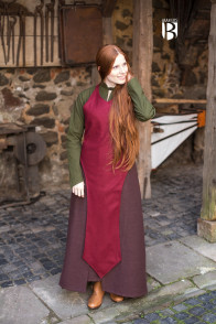 Apron Asua - Wool Red