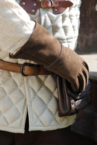 Leather Gloves Ulex - Brown