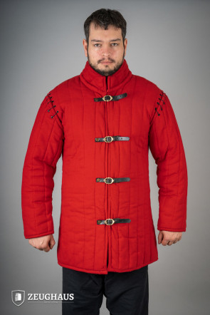 Removable Laced Arms Gambeson Red