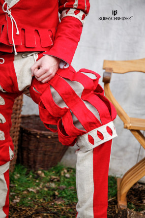 Landsknecht Pant Leg Imperialis - Stripes Red/Natural