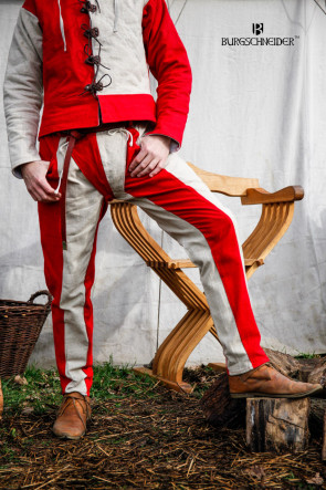 Landsknecht Pants Imperialis - Red/Natural
