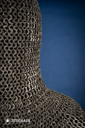 Flatring Riveted Chainmail Hood 9 mm stainless steel