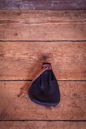 Leather Pouch Jakob - Brown 15cm