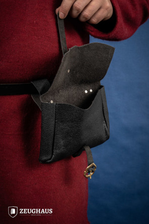 Medieval Belt Pouch Black