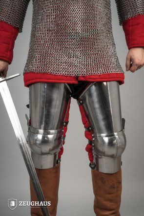 14th Cent. Leg Armour 1,6 mm Polished