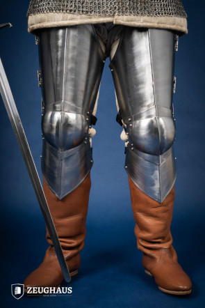 15th Cent. Leg Armour 1,6 mm Polished