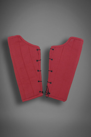 Padded Greaves Red
